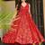 Red heavy digital printed heavy rayon gown palazzo style