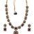 Multicolor flower necklace set