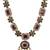 Multicolor flower necklace set