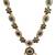 Green flower necklace set