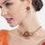 Minimalist multicolor kemp floral choker set