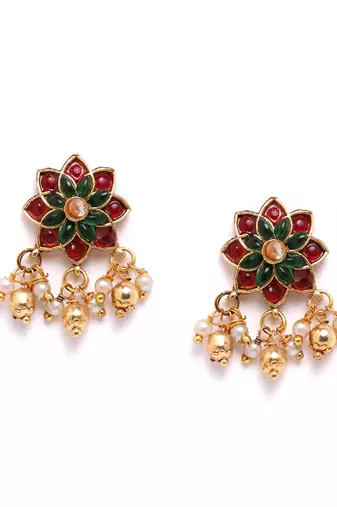 Minimalist multicolor kemp floral choker set