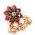 Minimalist multicolor kemp floral choker set
