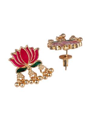 Divine petal inspired multicolor necklace set 4