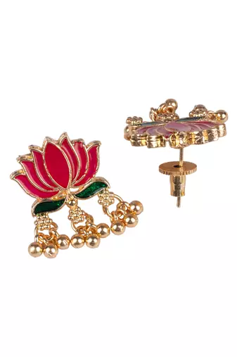 Divine petal inspired multicolor necklace set