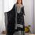 Black colour chinnon silk heavy embroidery work fully stitched salwar suit