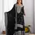 Black chinnon silk heavy embroidery work fully salwar suit