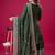 Green colour chinnon silk heavy embroidery work fully stitched salwar suit