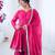 Pink color mal chnaderi silk mirror work and hand work sharara set