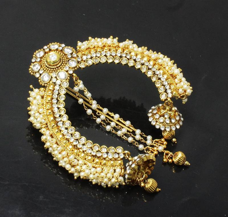 Pearl & Stone Design Indian Wedding Designer Hair Pin (Ambada)