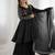 Black color crunchy silk embroidery work wedding wear salwar suit