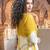  women pure cotton printed yellow kurta with pant