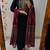  women pure cotton embroidered black kurta with pant and dupatta
