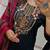  women pure cotton embroidered black kurta with pant and dupatta