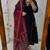 women pure cotton embroidered red kurta with pant and dupatta