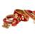 Gold plated traditional velvet matching embellishments work & latkan detailing bangles chuda bangle set for bridal