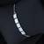 Stylish silver plated cubic zirconia american diamond adjustable bracelet for women