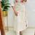  women pure cotton embroidered white kurta with pant