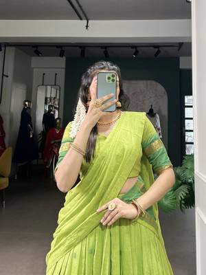 Tradition Woven in Gold Pure Chanderi Zari Work Chaniya Choli 3
