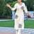 Floral Embroidered V-Neck Thread Work Straight Kurta With Palazzo