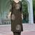 Floral Embroidered V-Neck Thread Work Straight Kurta With Palazzo