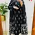 Black Women Pure Cotton Printed Kurta With Pant And Dupatta