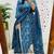  women pure cotton printed blue kurta with pant and dupatta