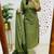  women pure cotton printed green kurta with pant and dupatta
