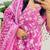  women pure cotton printed pink kurta with pant and dupatta