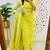  women pure cotton printed yellow kurta with pant and dupatta