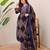  women pure cotton printed blue kurta with pant and dupatta