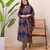 Black Women Pure Cotton Printed Kurta With Pant And Dupatta