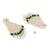 Gold plated traditional kundan & pearl drop dangle earrings for women 
