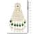 Gold plated traditional kundan & pearl drop dangle earrings for women 