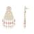 Gold plated traditional kundan & pearl drop dangle earrings for women 