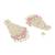 Gold plated traditional kundan & pearl drop dangle earrings for women 