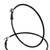 Black plated stylish latest fashion hoop earrings for women/girls 