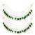 Gold plated traditional pearl layered hair chain/earchain accessories with hook for women 