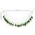 Gold plated traditional pearl layered hair chain/earchain accessories with hook for women 