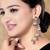 Gold plated fancy multi layered dangle jhumka earrings for women 