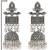 Ethnic silver oxidised afghani style dangle jhumka earrings for women 