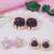 Fashion stylish trendy lightweight modern stud earrings combo set for women 