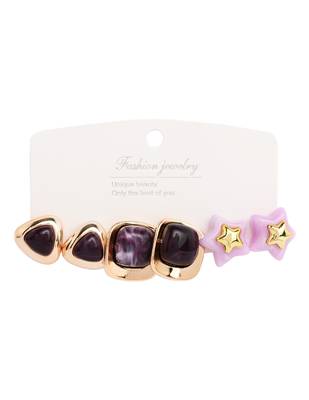 Fashion stylish trendy lightweight modern stud earrings combo set for women  2