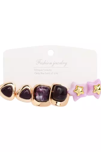 Fashion stylish trendy lightweight modern stud earrings combo set for women 