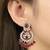 Traditional design handcrafted kundan & pearl earrings for women 