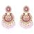 Traditional design handcrafted kundan & pearl earrings for women 