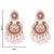 Traditional design handcrafted kundan & pearl earrings for women 