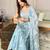 Rayon kurti with palazzo and dupatta set