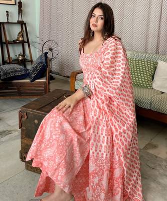 Rayon kurti with palazzo and dupatta set 5