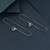 Silver color oxidised anklet